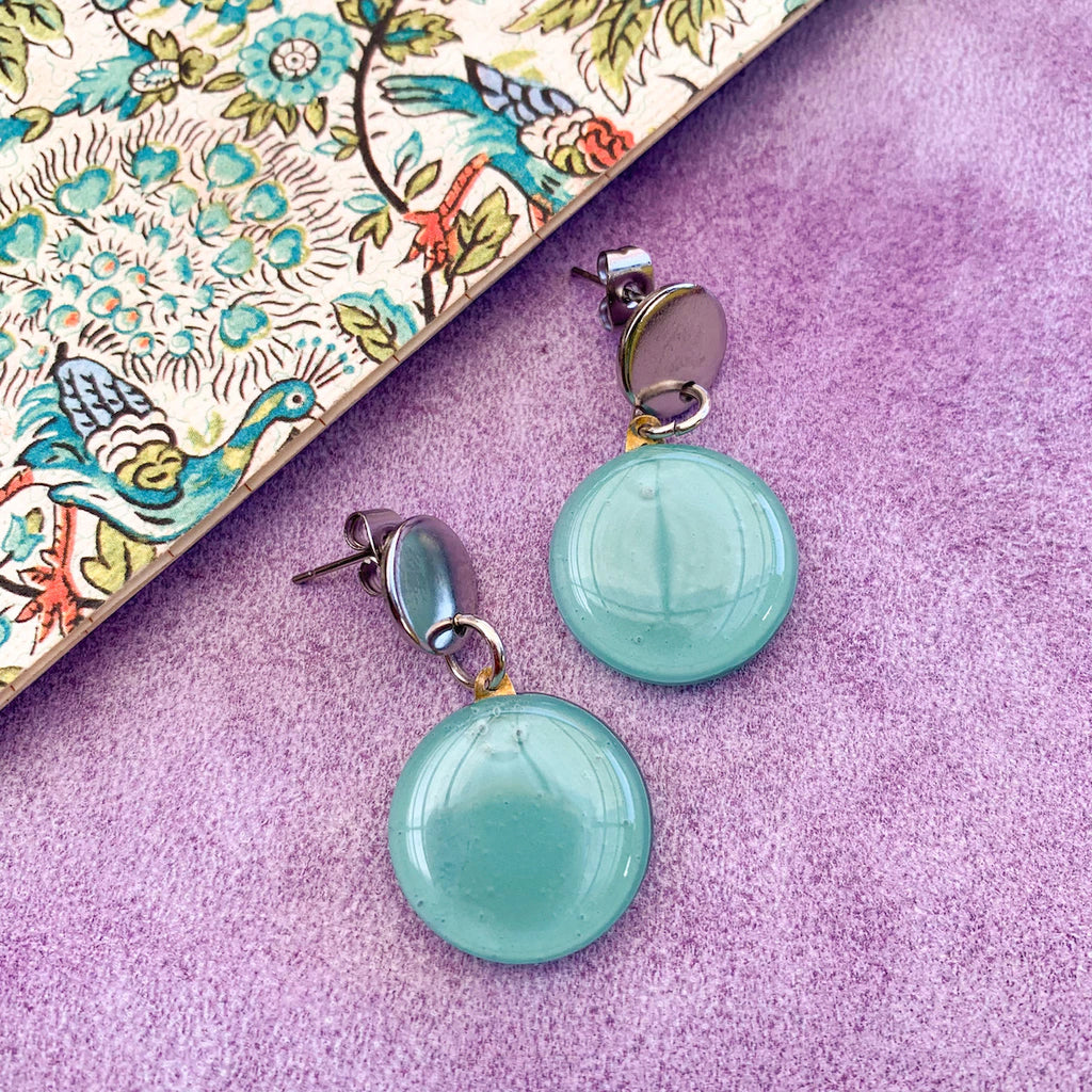 Aretes de Plata Pop Celeste